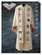 Large Custom Interfaith Stole